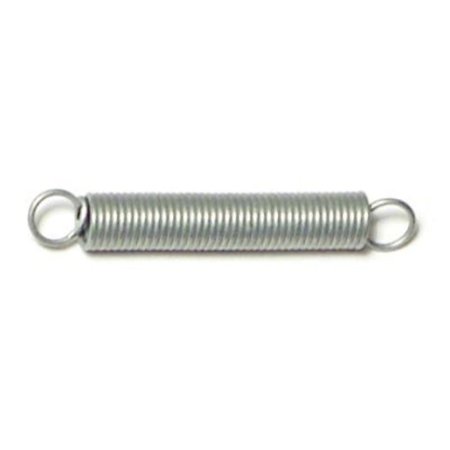 MIDWEST FASTENER 3/16" x .025" x 1-5/16" Steel Extension Springs 1 12PK 18609